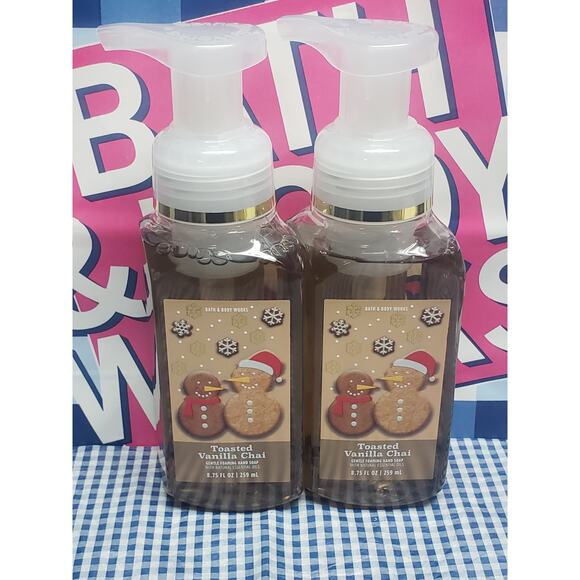 BBW Toasted Vanilla Chai Gentle Foaming Hand Soap 2 Pack - Picture 1 of 2